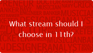 What stream should I choose in 11th?