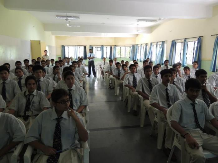 Student career counselling at The Aryan School, Dehradun